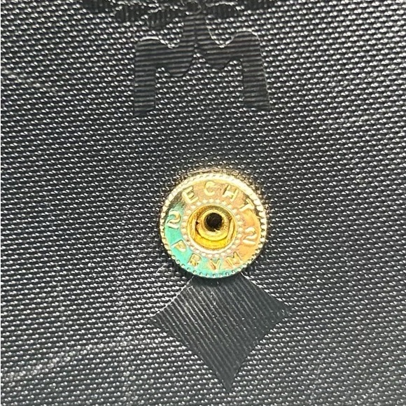 MCM VISETOS tri fold canvas long wallet black. - Picture 5 of 12